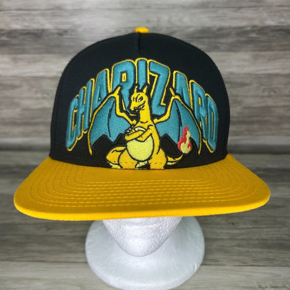 Pokemon Charizard Baseball Snapback Cap Black Bioworld 2016 Nintendo
